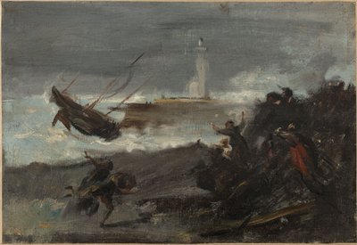 Naufragio nel porto di Dieppe da Jean Baptiste Carpeaux