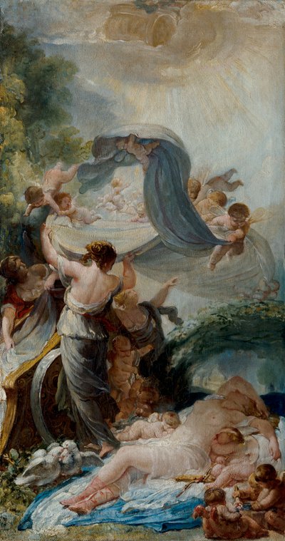 Venere dormiente da Jean Baptiste Deshays