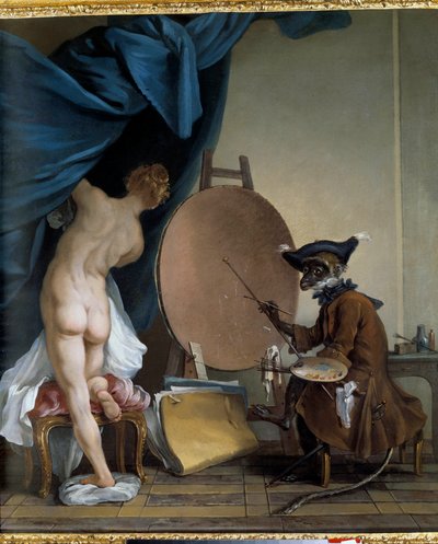 Il pittore scimmia da Jean Baptiste Deshays