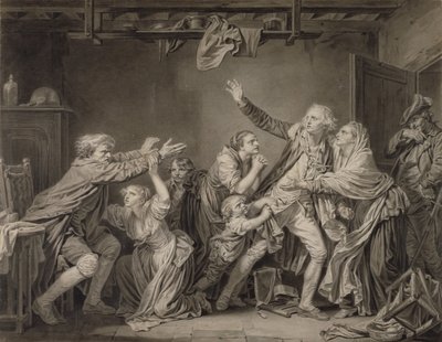 La maledizione del padre: Il figlio ingrato da Jean-Baptiste Greuze