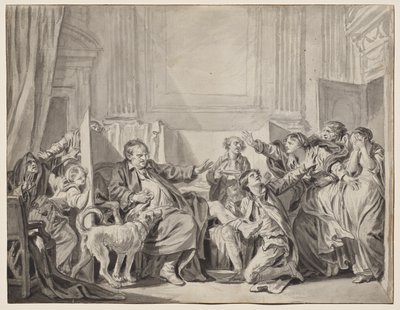 La Figlia Colpevole e Pentita da Jean-Baptiste Greuze