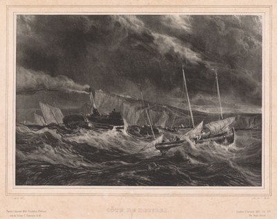 Costa di Dover da Jean-Baptiste Isabey