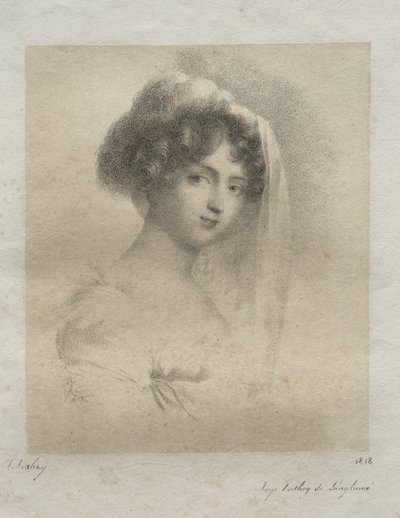 Mme. Horace Vernet da Jean-Baptiste Isabey