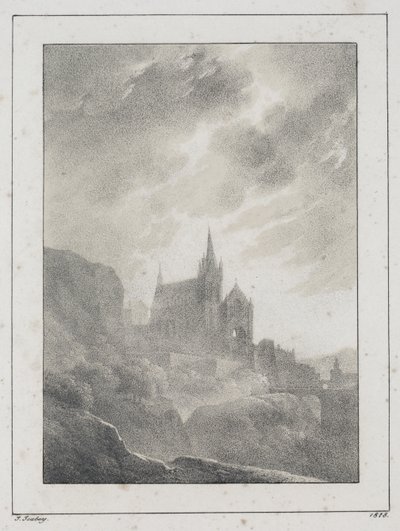 La cattedrale da Jean-Baptiste Isabey