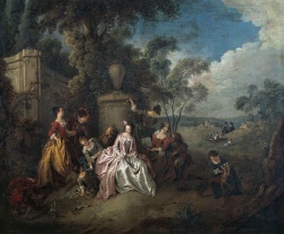 Incontro nel parco da Jean Baptiste Joseph Pater