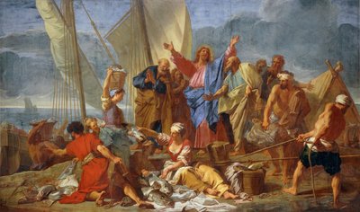 La peche miraculeuse - Il pesce meraviglioso ... da Jean Baptiste Jouvenet