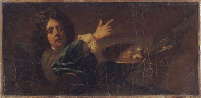 Autoritratto di Jean-Baptiste Jouvenet. Riduzione del dipinto nel Museo di Rouen da Jean Baptiste Jouvenet