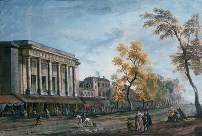 Il Boulevard du Temple e il Théâtre des Italiens, Parigi da Jean Baptiste Lallemand