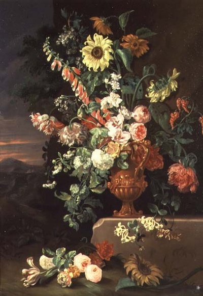 Girasoli, digitali ecc. da Jean Baptiste Monnoyer