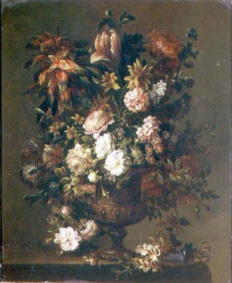 Tulipani, narcisi e altri fiori da Jean Baptiste Monnoyer