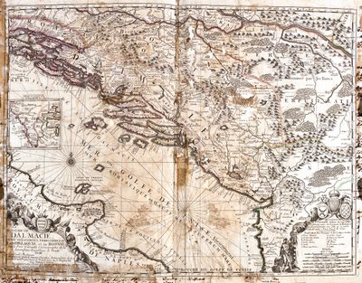 Croazia, Bosnia-Erzegovina, Serbia, Albania settentrionale, Montenegro da Jean-Baptiste Nolin