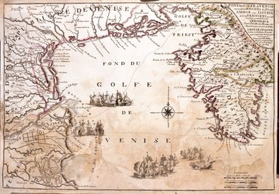 Italia (Regione: sud-est Veneto), Slovenia (Regione Statistica: Costiera-Carso), Croazia (Contea: Istria) da Jean Baptiste Nolin
