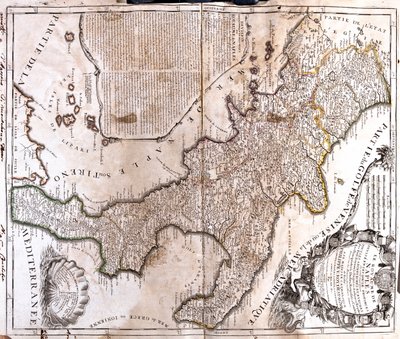 Lazio, Abruzzo, Molise, Apulia, Basilicata, Calabria, Campania, Italy da Jean-Baptiste Nolin