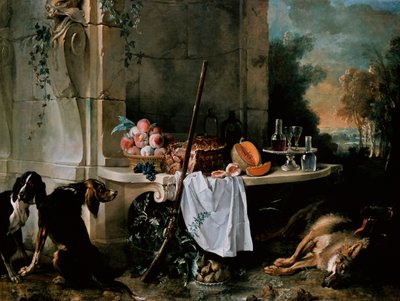 Lupo morto da Jean Baptiste Oudry