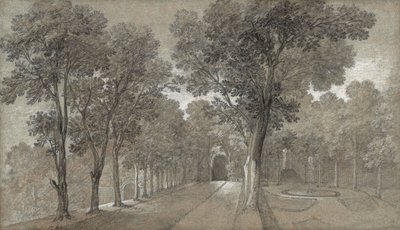Veduta del parco di Arcueil da Jean-Baptiste Oudry