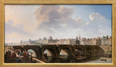 Il Pont Neuf sul fiume Senna a Parigi, Francia da Jean Baptiste Raguenet
