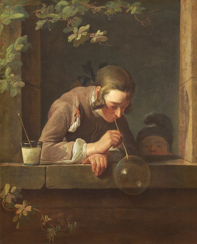 Bolle di sapone, c. 1733-34 da Jean Baptiste Simeon Chardin