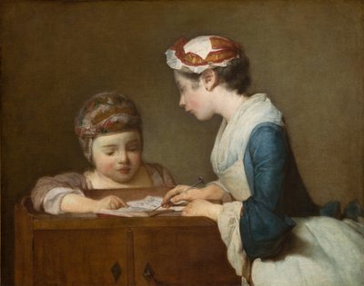 La piccola maestra da Jean Baptiste Simeon Chardin