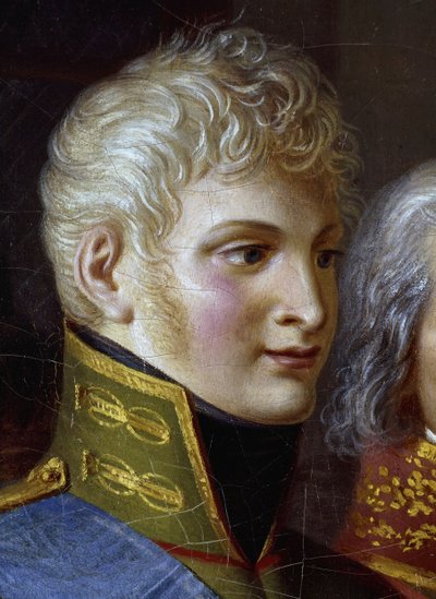 Ritratto dello Zar Alessandro I di Russia (dettaglio) da Jean Charles Tardieu
