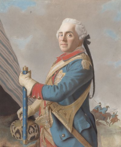 Ritratto di Maurice de Saxe (1696-1750), Maresciallo di Francia da Jean Étienne Liotard