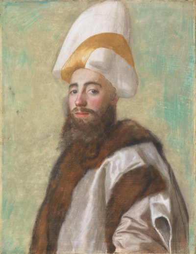 Ritratto di un Gran Visir, o di un europeo vestito come tale, c.1741 da Jean Étienne Liotard