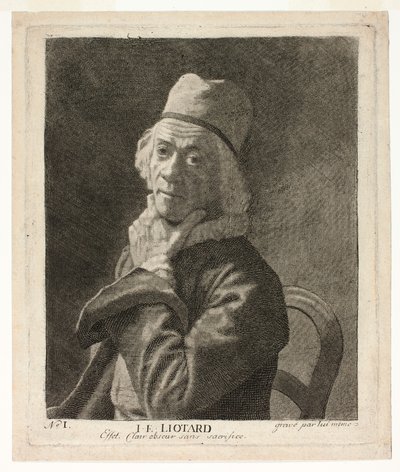 Il piccolo autoritratto da Jean-Étienne Liotard