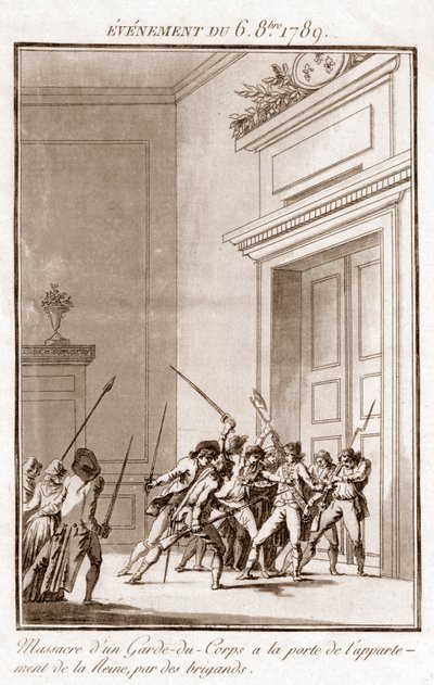 Rivoluzione francese - Evento del 6 ottobre da Jean Francois Janinet