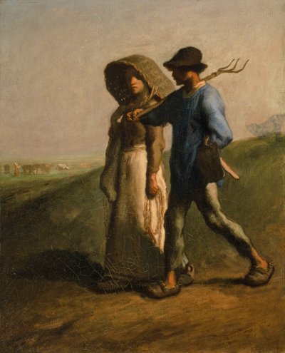 Andando al Lavoro da Jean-Francois Millet