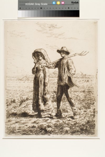 Le Départ pour le Travail da Jean Francois Millet