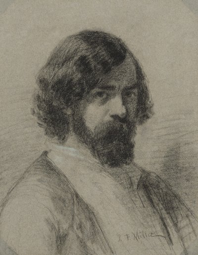 Ritratto di Narcisse Virgile Diaz de la Peña da Jean-Francois Millet