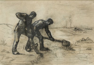 Gli scavatori da Jean-Francois Millet