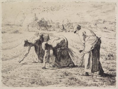 Le spigolatrici da Jean-Francois Millet