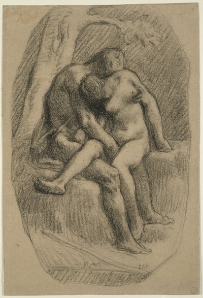 Gli amanti da Jean-Francois Millet