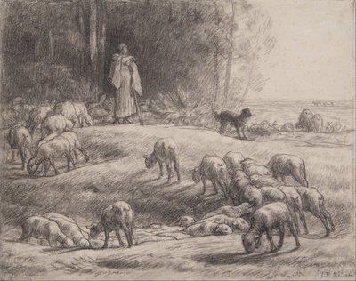 La pastorella da Jean-Francois Millet