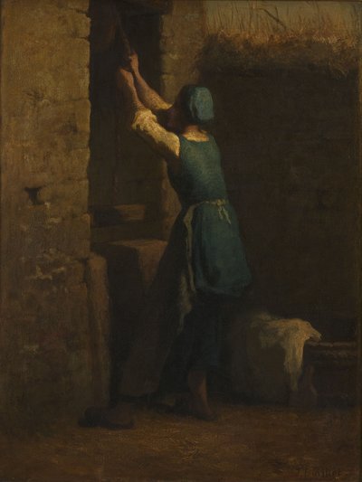 Donna al pozzo da Jean-Francois Millet