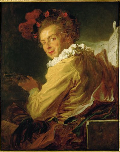 Musica - Ritratto di Monsieur de la Breteche ... da Jean-Honore Fragonard