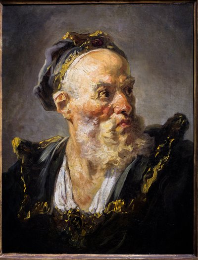 Testa di vecchio da Jean Honore Fragonard