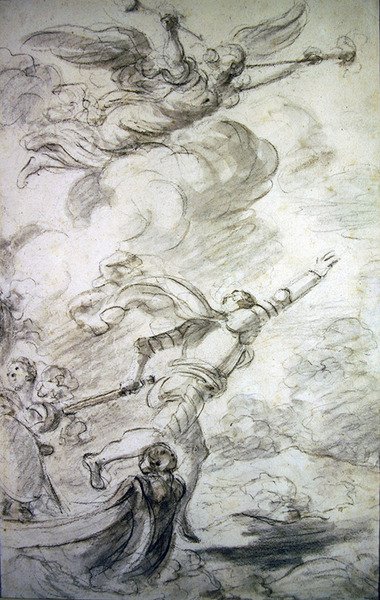 Ruggiero salta a terra da Jean Honore Fragonard