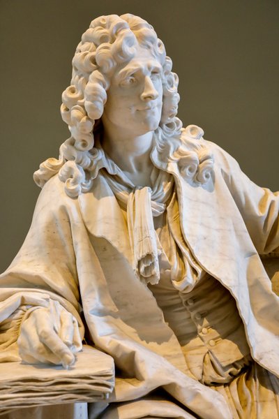 Jean Baptiste Poquelin conosciuto come Molière da Jean Jacques Caffieri