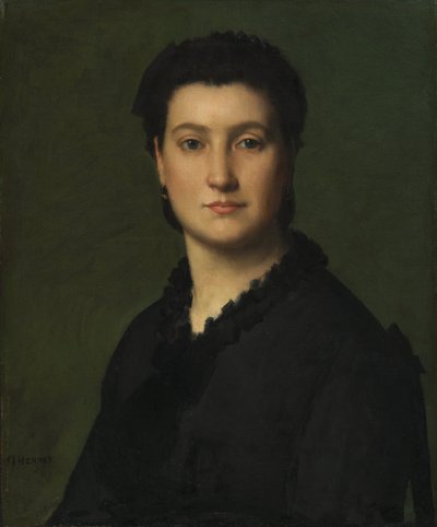Ritratto di una donna, c.1875-80 da Jean Jacques Henner