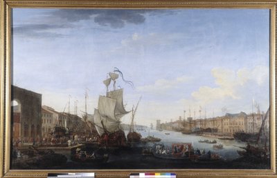 Imbarco della spedizione del Maresciallo di Richelieu a Minorca da Jean Joseph Kapeller