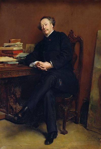Alexandre Dumas figlio da Jean Louis Ernest Meissonier