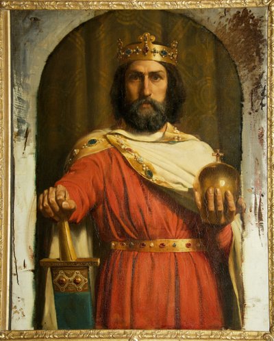 Carlo Magno, Re dei Franchi da Jean Louis Ernest Meissonier