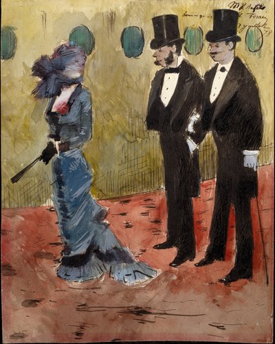 A teatro da Jean-Louis Forain