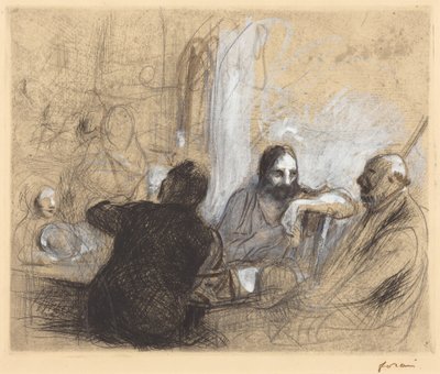 Pellegrini di Emmaus da Jean-Louis Forain