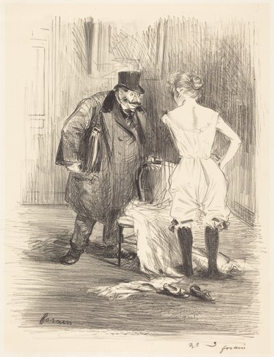 Un sequestro (A Seizure) da Jean-Louis Forain