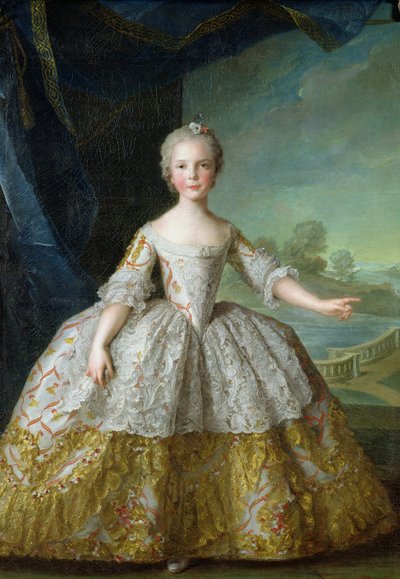Infanta Isabella di Borbone-Parma (1741-63) 1749 da Jean Marc Nattier