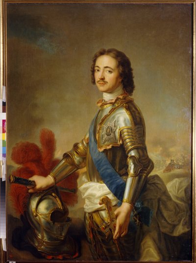 Ritratto di Pietro I il Grande, zar di Russia da Jean Marc Nattier