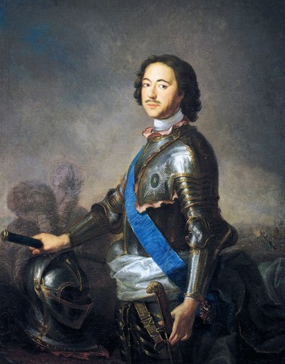 Ritratto di Pietro I noto come Pietro il Grande da Jean Marc Nattier