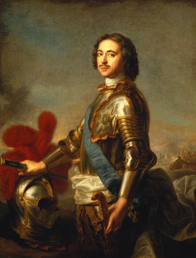 Ritratto di Pietro I o Pietro il Grande da Jean Marc Nattier